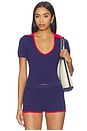view 1 of 4 Raye Knit Top in Navy