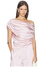 view 1 of 5 Dove Asymmetric Top in Blush