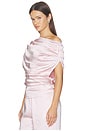 view 3 of 5 Dove Asymmetric Top in Blush