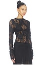 view 2 of 4 Aisha Lace Top in Black