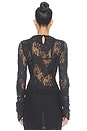 view 4 of 4 Aisha Lace Top in Black