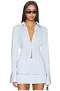 view 1 of 4 CAMISA CLARISSA  in Baby Blue