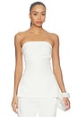 view 1 of 4 Louis Longline Top in White