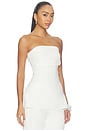 view 2 of 4 Louis Longline Top in White
