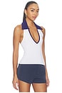 view 2 of 4 Gwen Contrast Top in Navy