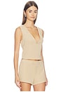 view 2 of 4 Louis Top in Tan Marle