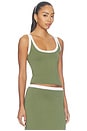 view 2 of 4 Charleston Top in Olive