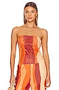 view 1 of 4 Yasmin Top in Orange Multi