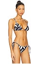 view 2 of 4 Agnes Bikini Top in Black & White