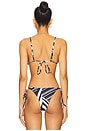 view 3 of 4 Agnes Bikini Top in Black & White