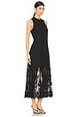 view 2 of 3 Marja Embroidery Mesh Tank Dress in Black