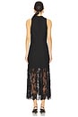 view 3 of 3 Marja Embroidery Mesh Tank Dress in Black