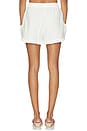 view 5 of 6 Calla Strawberry Shorts in Cream