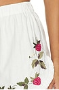 view 7 of 6 Calla Strawberry Shorts in Cream
