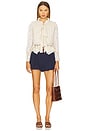 view 5 of 6 Adele Sportswear Bubble Short in Navy
