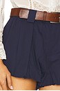view 6 of 6 Adele Sportswear Bubble Short in Navy