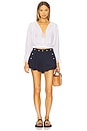 view 5 of 6 Suzette Sportswear Bubble Shorts in Navy