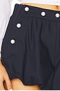 view 6 of 6 Suzette Sportswear Bubble Shorts in Navy
