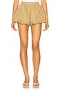 view 1 of 6 Suzette Sportswear Bubble Shorts in Khaki