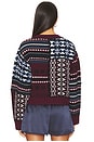 view 3 of 4 Linea Fair Isle Cardigan in Multi