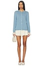 view 4 of 5 Diane Knit Cardigan in Blue