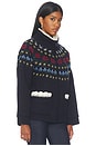 view 4 of 6 Preston Knit Sherpa Lined Jacket in Navy