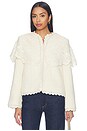 view 1 of 5 Wright Knit Cape Jacket in Cream