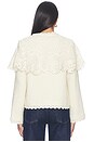 view 4 of 5 Wright Knit Cape Jacket in Cream