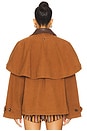 view 4 of 5 Carolyn Workwear Cape Jacket in Camel