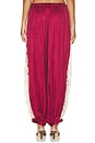 view 5 of 6 Ethel Solid Bloomer Pant in Burgundy