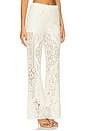 view 2 of 6 Arianna Lace Pants in Cream