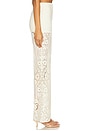 view 3 of 6 Arianna Lace Pants in Cream