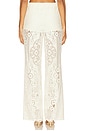 view 4 of 6 Arianna Lace Pants in Cream