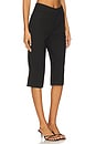 view 2 of 6 Elisa Tropical Wool Capri Pant in Black