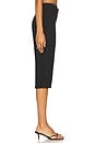 view 3 of 6 Elisa Tropical Wool Capri Pant in Black
