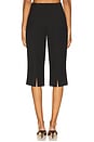 view 4 of 6 Elisa Tropical Wool Capri Pant in Black