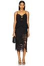 view 5 of 6 Katharine Embroidery Tie Skirt in Black