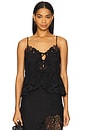 view 1 of 4 Katharine Embroidery Slip Top in Black