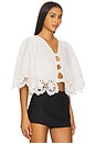 view 2 of 5 Iyla Soutache Top in White