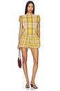view 4 of 4 Copeland Plaid Top in Yellow