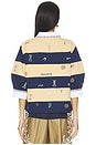 view 3 of 5 Juliet Embroided Short Sleeve Rugby Top in Multi