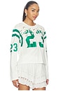 view 2 of 5 Georgie Sportswear Long Sleeve Tee in Cream