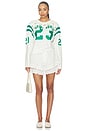view 4 of 5 Georgie Sportswear Long Sleeve Tee in Cream