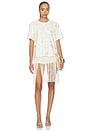 view 1 of 4 CAMISETA RAFINA EYELET EMBELLISHED in White