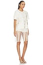view 2 of 4 CAMISETA RAFINA EYELET EMBELLISHED in White