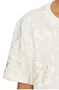 view 4 of 4 CAMISETA RAFINA EYELET EMBELLISHED in White