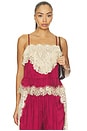 view 1 of 4 Ethel Solid Camisole Top in Burgundy