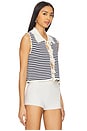 view 2 of 5 Addy Striped Knit Vest in Multi
