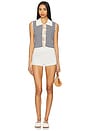 view 4 of 5 Addy Striped Knit Vest in Multi