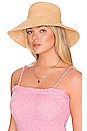 view 1 of 3 Capri Raffia Bucket Hat in Natural
